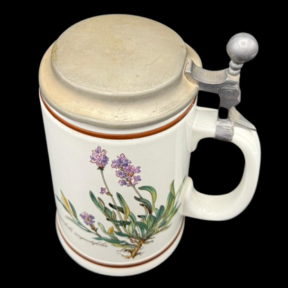 Villeroy & Boch Botanica: Bierkrug / Krug / Humpen mit Deckel (Beschreibung) (8554022994244)