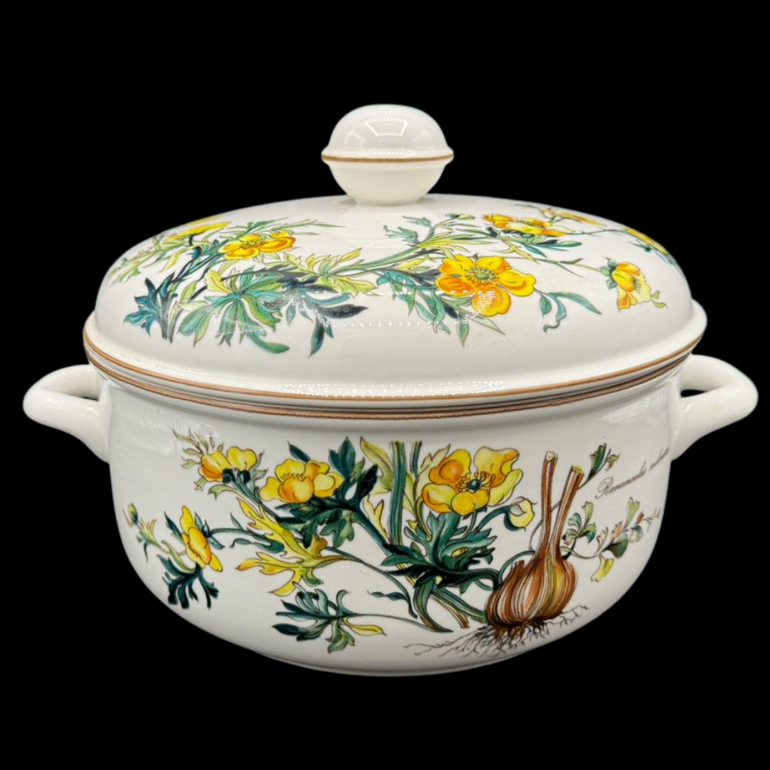 Villeroy & Boch Botanica: Terrine / Suppenterrine / Schüssel mit Deckel mit Zwiebel (7120782622857)