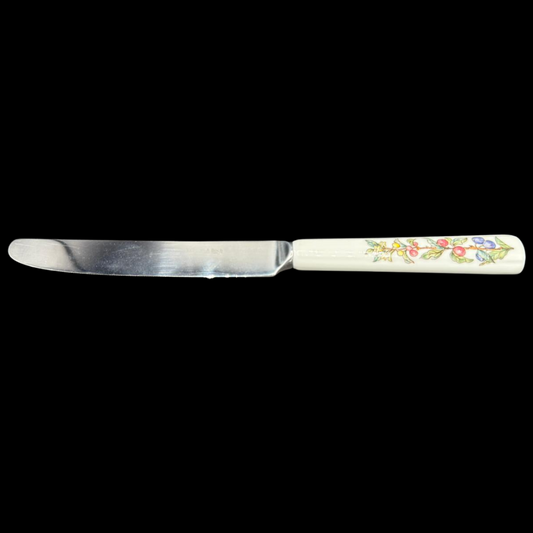 Villeroy & Boch Botanica: Messer / Tafelmesser mit Porzellangriff (Besteck) - neue Form (7120854679689) (7120854515849)