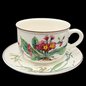 Villeroy & Boch Botanica: Jumbotasse / große Tasse XL mit Unterteller - neu (7120884859017)