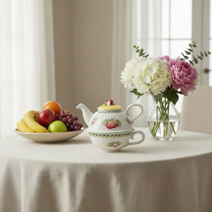 Villeroy & Boch French Garden: Tea for one / Teekanne mit Tasse - unbenutzt