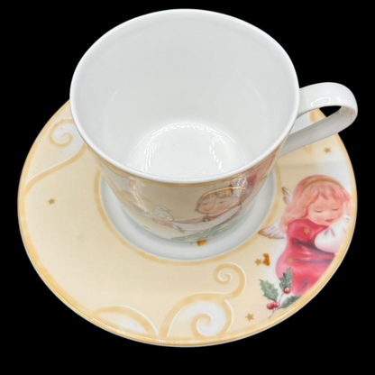 Goebel: Kaffeetasse / Tasse mit Unterteller (15283975717188)