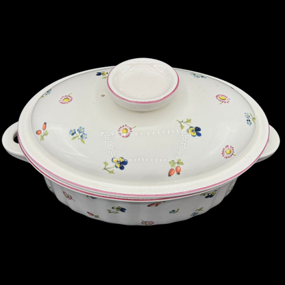 Villeroy & Boch Petite Fleur: Bräter / Auflaufform mit Deckel, groß - Vilbofour / Kochgeschirr (8692529004868)