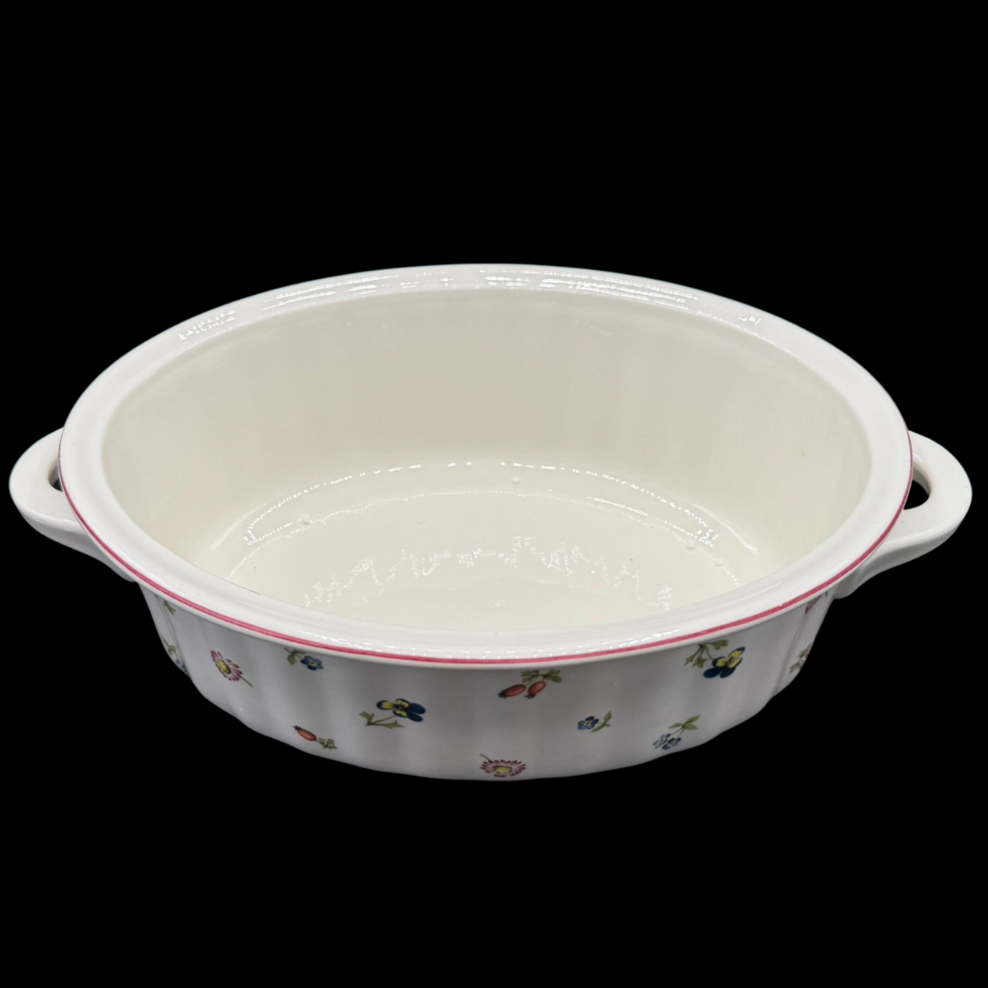Villeroy & Boch Petite Fleur: Bräter / Auflaufform mit Deckel, groß - Vilbofour / Kochgeschirr (8692529004868)