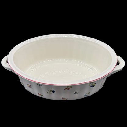 Villeroy & Boch Petite Fleur: Bräter / Auflaufform mit Deckel, groß - Vilbofour / Kochgeschirr (8692529004868)