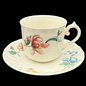 Villeroy & Boch Bouquet: Mokkatasse / Espressotasse mit Unterteller (15292778316100)