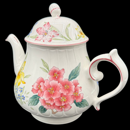 Villeroy & Boch Flora Bella: Teekanne / Kanne - Neuwertig (7162396639369)
