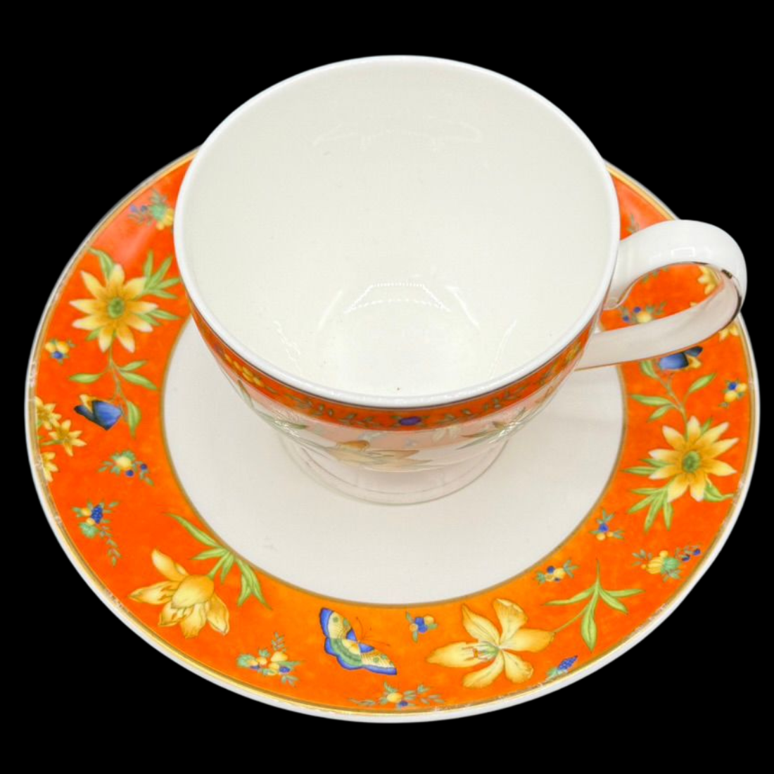 Villeroy & Boch Celine / Selina: Kaffeetasse / Tasse mit Unterteller (7120802054281)