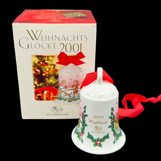 Hutschenreuther Weihnachtsglocke: 2001 Highlands - neu und in OVP (15295393333572)
