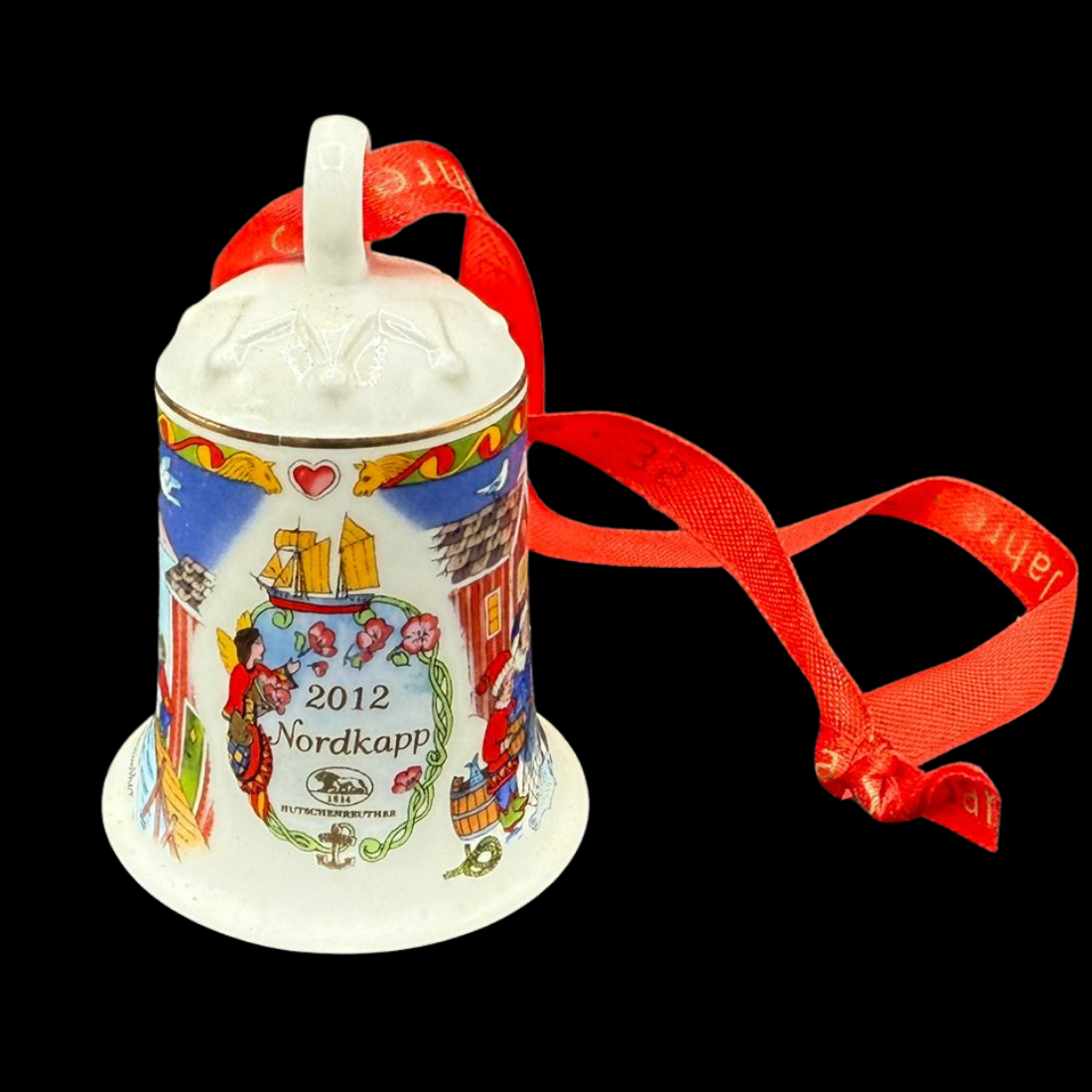Hutschenreuther Weihnachtsglocke: 2012 Nordkap - neu und in OVP (15295394971972)