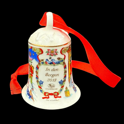 Hutschenreuther Weihnachtsglocke: 2013 In den Bergen - neu und in OVP (15295399362884)