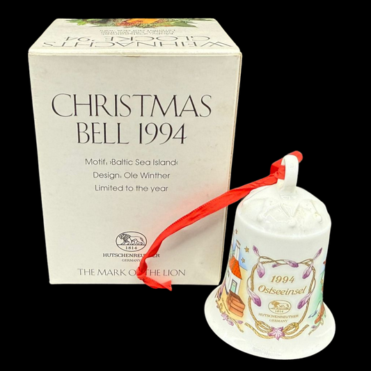 Hutschenreuther Weihnachtsglocke: 1994 Ole Winther - neu und in OVP (15295422628164)