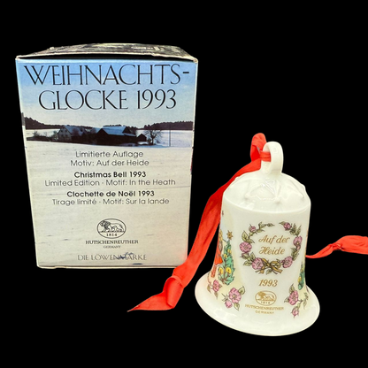 Hutschenreuther Weihnachtsglocke: 1993 Auf der Heide - neu und in OVP (15295420203332)