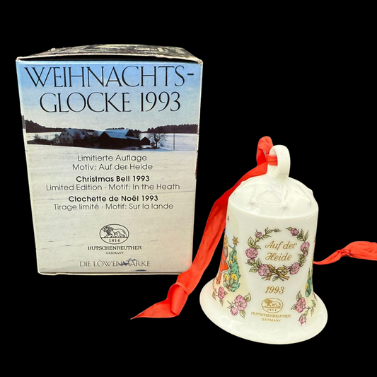 Hutschenreuther Weihnachtsglocke: 1993 Auf der Heide - neu und in OVP (15295420203332)