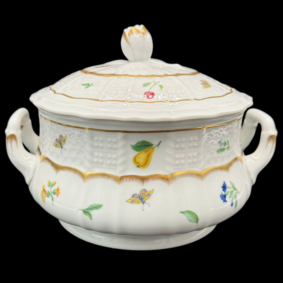 Villeroy & Boch / Heinrich Bel Campo: Suppenterrine / Terrine / Ragoutschüssel mit Deckel, groß (15295741395268)