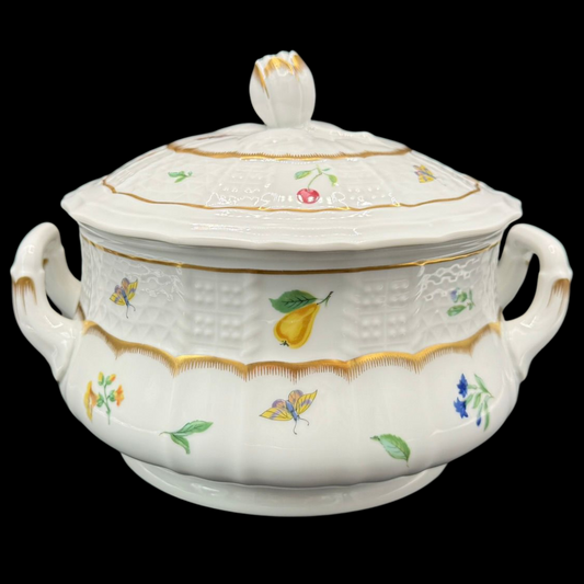 Villeroy & Boch / Heinrich Bel Campo: Suppenterrine / Terrine / Ragoutschüssel mit Deckel, groß (15295741395268)