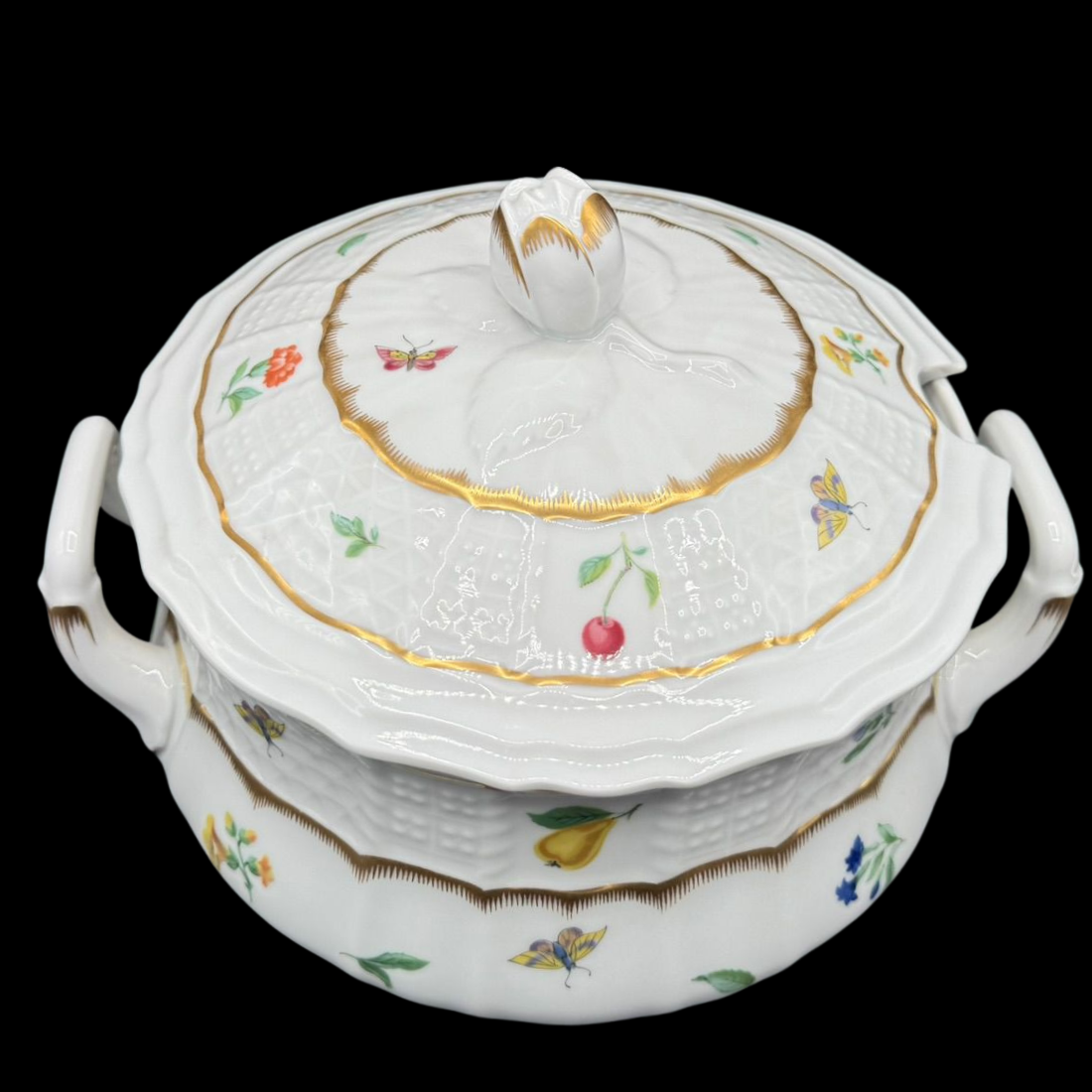 Villeroy & Boch / Heinrich Bel Campo: Suppenterrine / Terrine / Ragoutschüssel mit Deckel, groß (15295741395268)