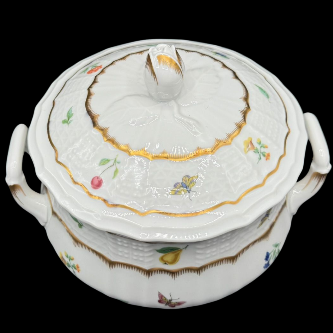 Villeroy & Boch / Heinrich Bel Campo: Terrine / Suppenterrine / Ragoutschüssel mit Deckel, mittel (15295765381444)