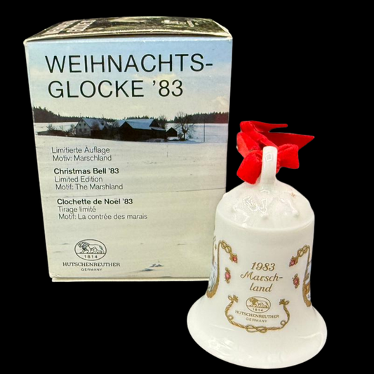 Hutschenreuther Weihnachtsglocke: 1983 Marschland - neu und in OVP (15295406440772)