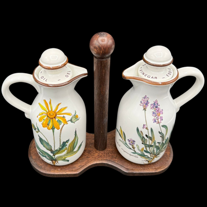 Villeroy & Boch Botanica: 3 teiliges Set mit Essig und Öl / Menage (7121017536649)