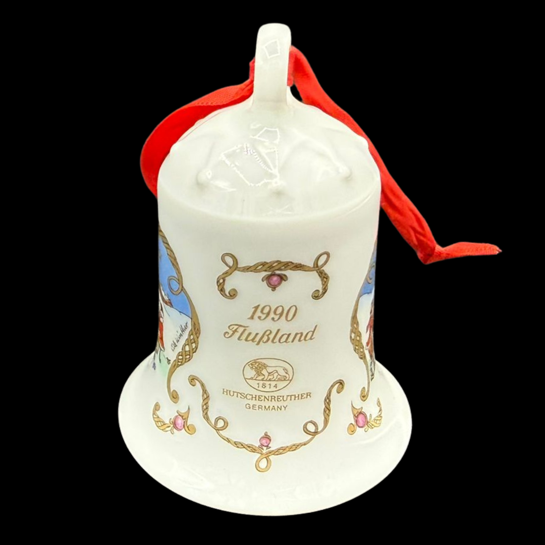 Hutschenreuther Weihnachtsglocke: 1990 - neu und in OVP (15297337786692)