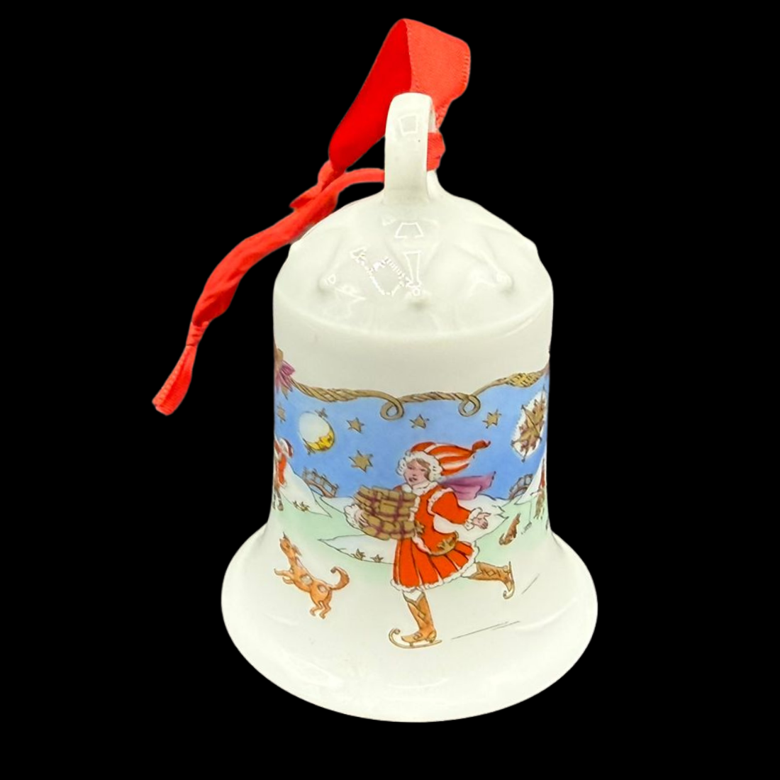 Hutschenreuther Weihnachtsglocke: 1990 - neu und in OVP (15297337786692)