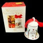 Hutschenreuther Weihnachtsglocke: 2005 Land der 1000 Seen - neu und in OVP (8545203683652)