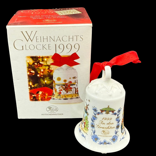 Hutschenreuther Weihnachtsglocke: 1999 In den Grachten - neu und in OVP (8545184416068)
