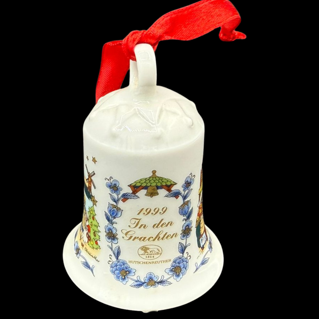 Hutschenreuther Weihnachtsglocke: 1999 In den Grachten - neu und in OVP (8545184416068)