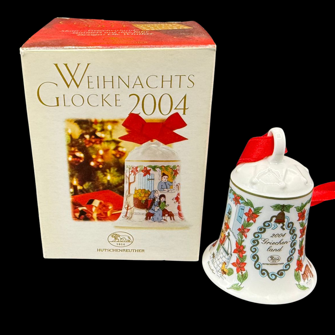 Hutschenreuther Weihnachtsglocke: 2004 Griechenland - neu und in OVP (8545200898372)