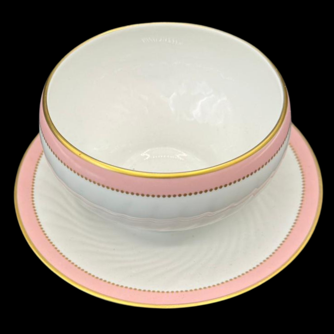 Hutschenreuther Goldrand Tirschenreuth: Sauciere (15315372900676)