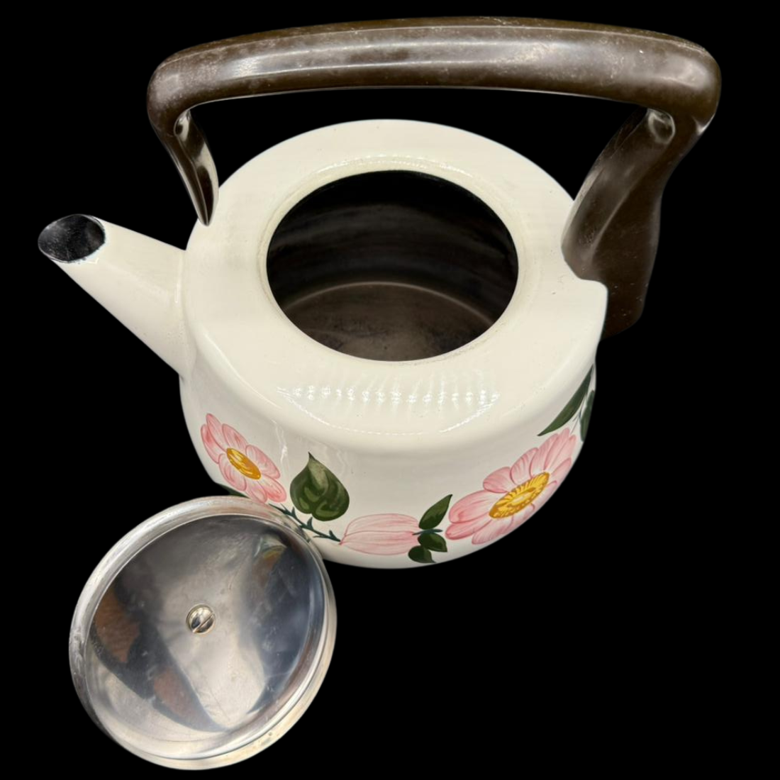 Villeroy & Boch Wildrose: Wasserkessel / Kessel mit Plastikgriff (15316774551876)