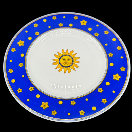 Villeroy & Boch Sun, Moon and Stars: Kuchenteller / Frühstücksteller (blau) (7120882729097)