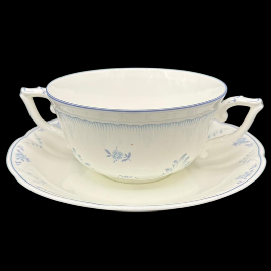 Villeroy & Boch Vienna: Suppentasse mit Unterteller - neu (7120754475145)