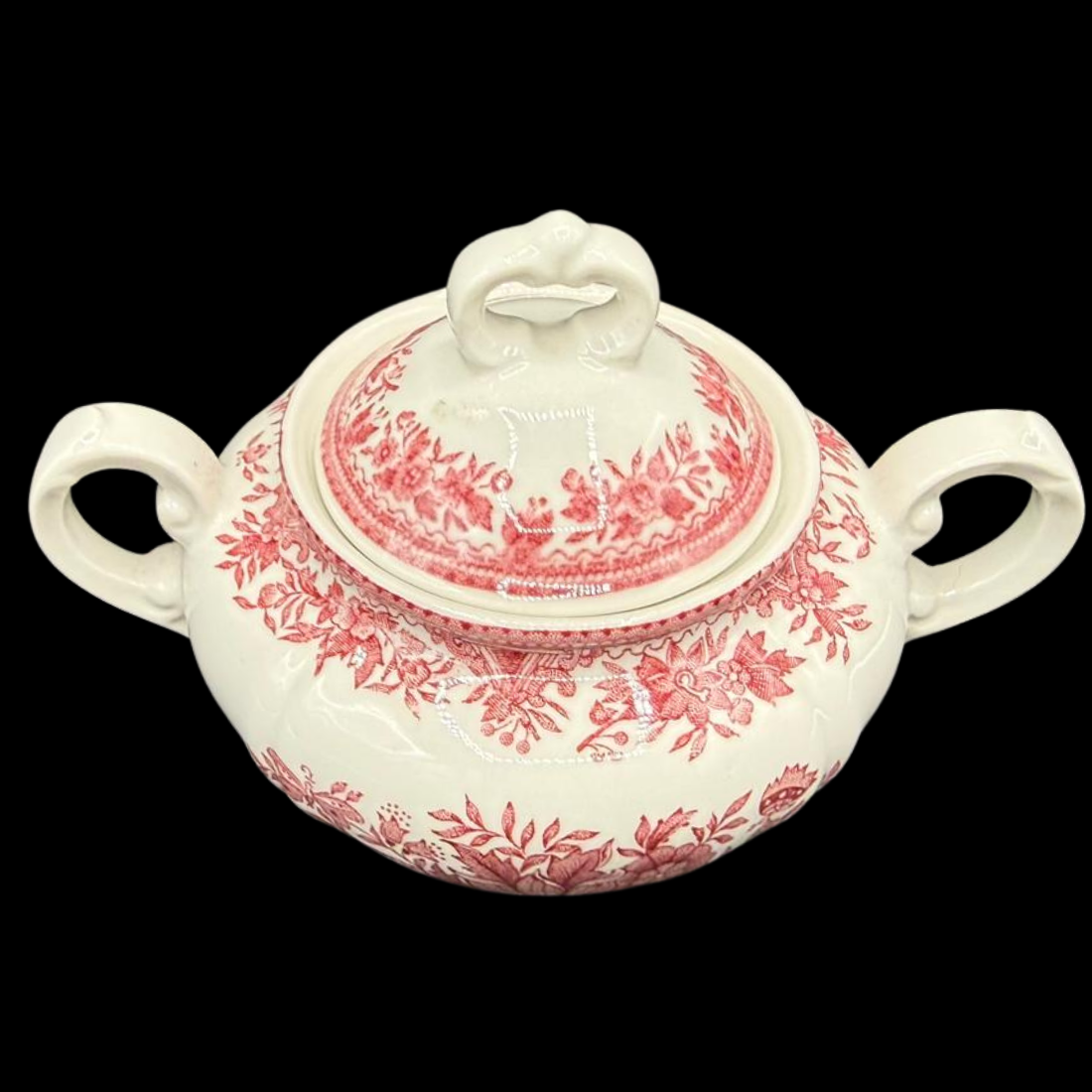 Villeroy & Boch Fasan rot: Zuckerdose mit Deckel