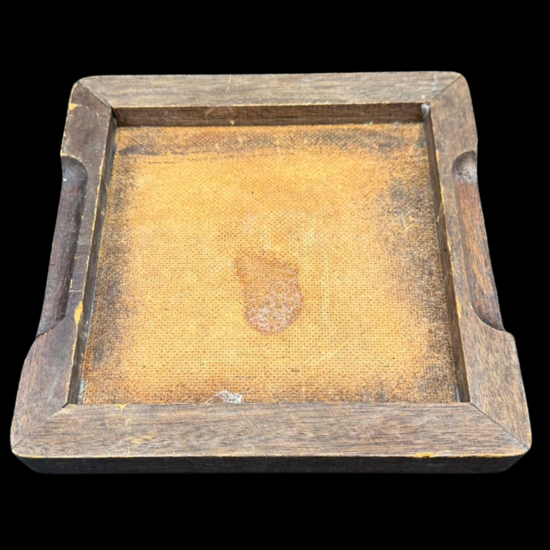 Villeroy & Boch Wildrose: Untersetzer / Fliese mit Holzumrandung - gebraucht