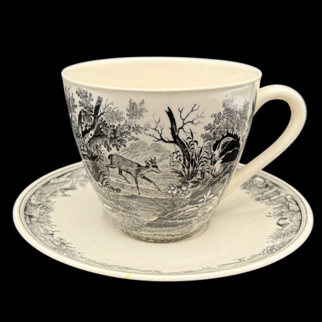 Villeroy & Boch Artemis: Jumbotasse / Frühstückstasse / Cappuccinotasse mit Unterteller