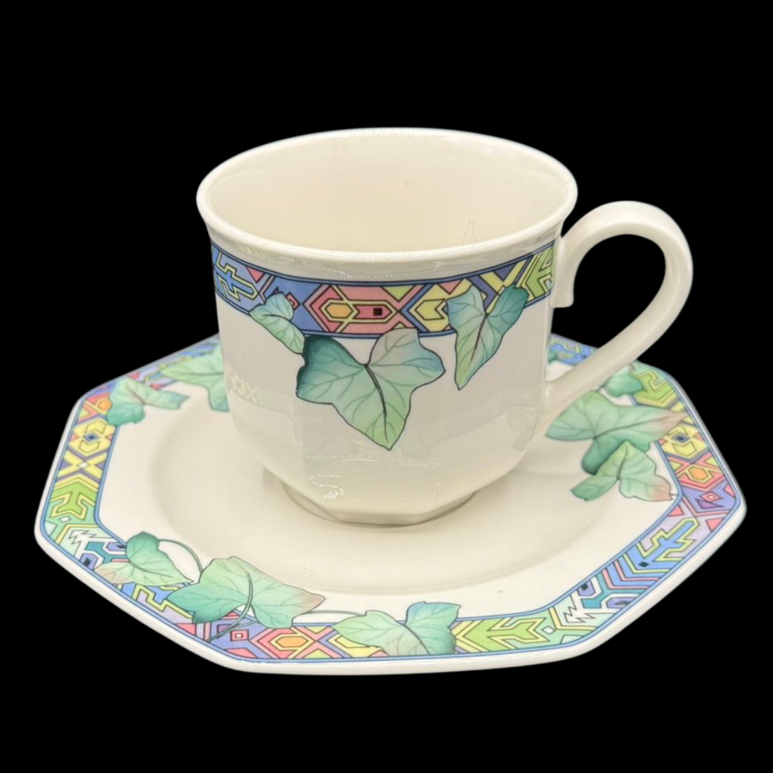 Villeroy & Boch Pasadena: Kaffeetasse / Tasse mit Unterteller