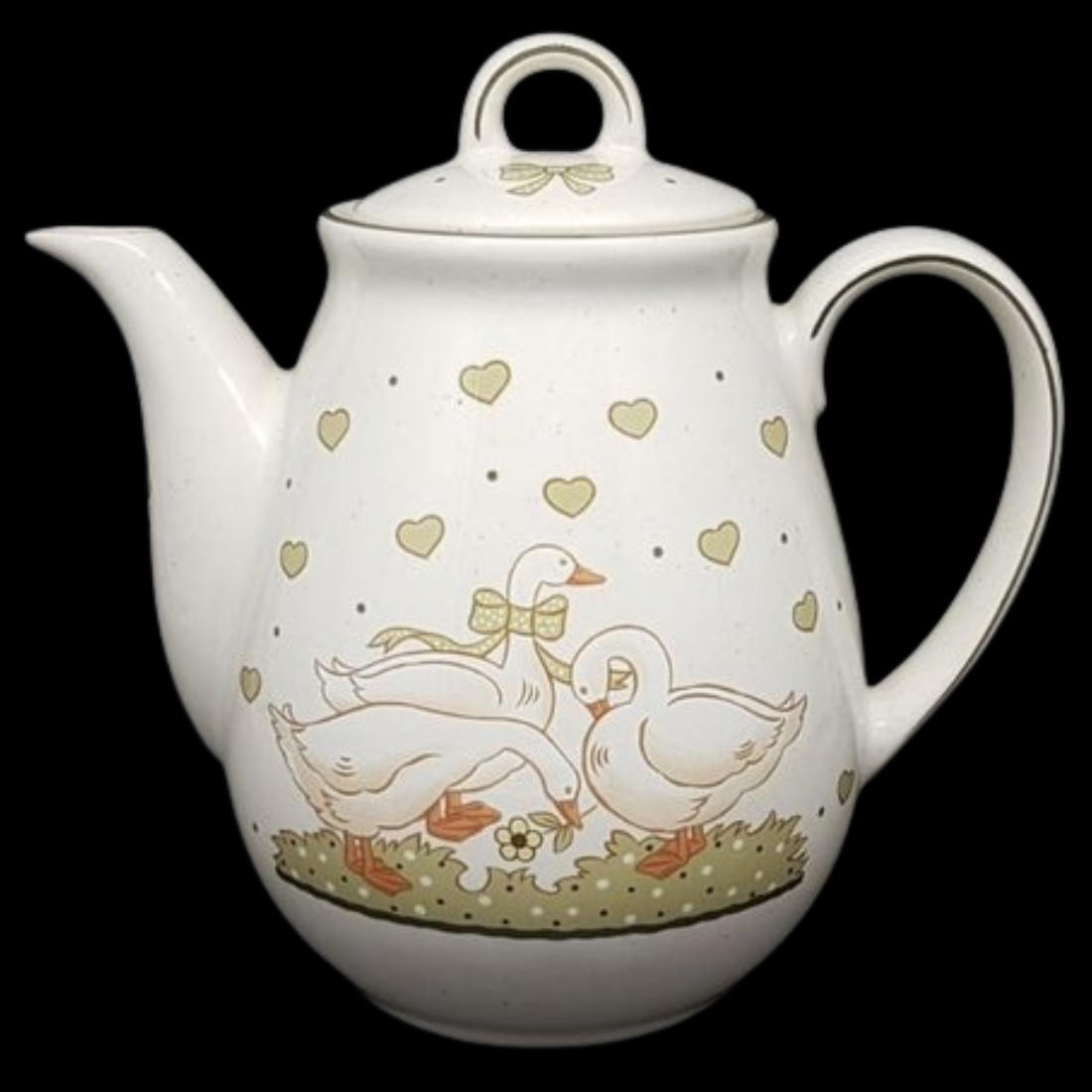 Pfalzkeramik Gänseglück: Kaffeekanne / Kanne