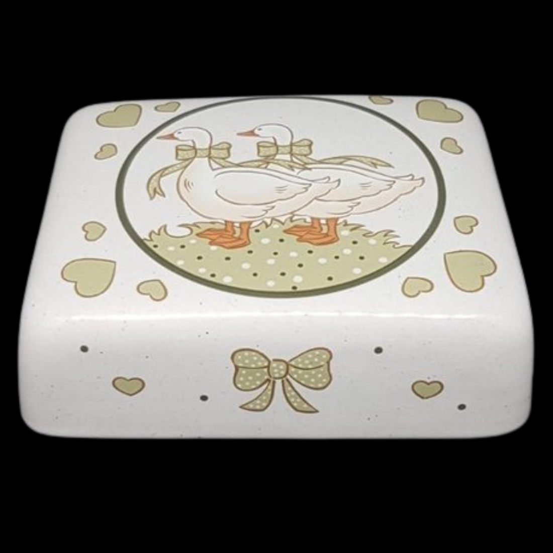 Pfalzkeramik Gänseglück: Butterdose Oberteil / Stülpe