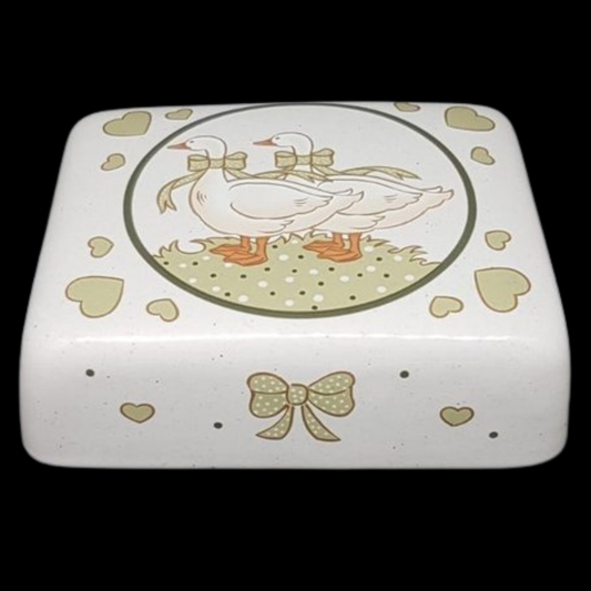 Pfalzkeramik Gänseglück: Butterdose Oberteil / Stülpe