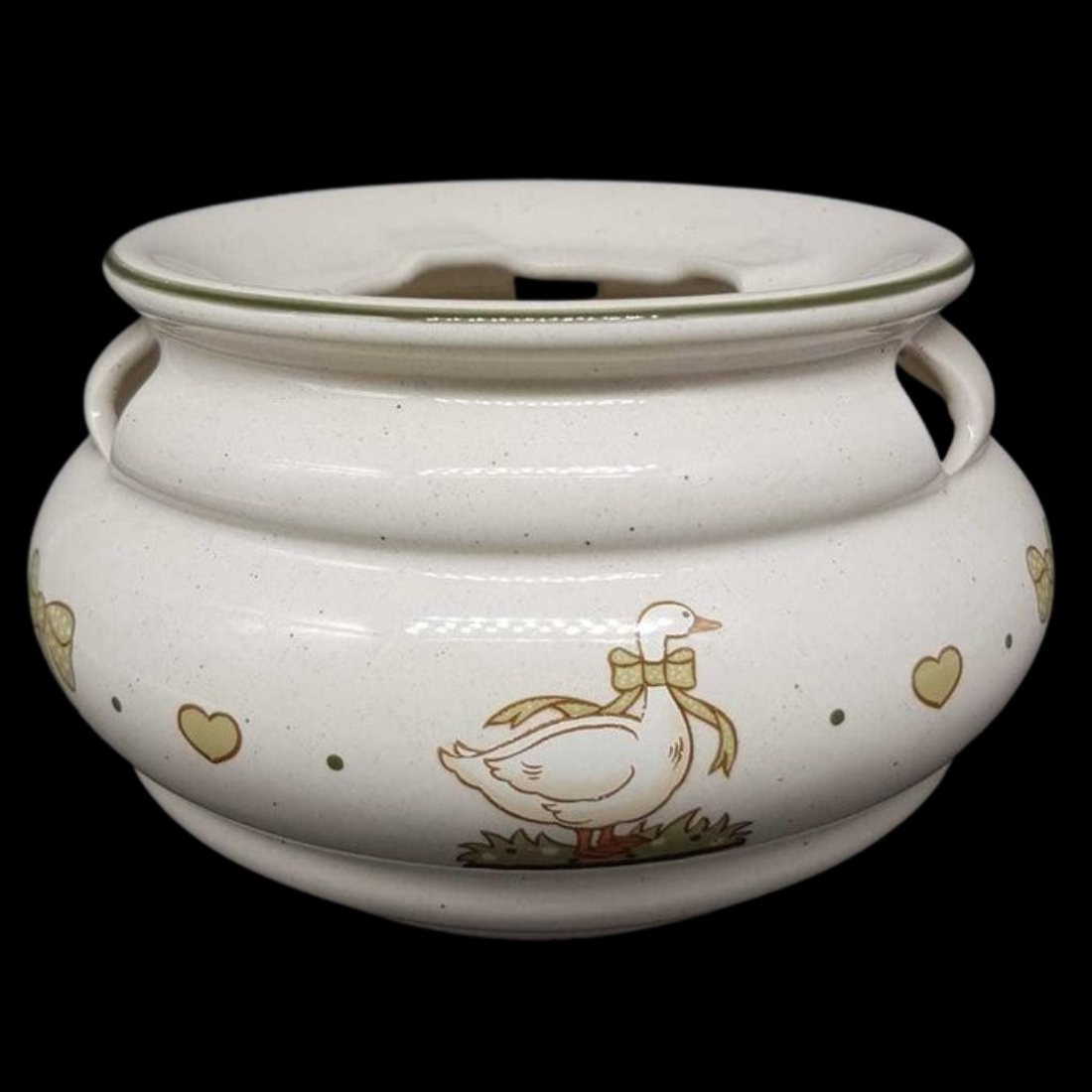Pfalzkeramik Gänseglück: Stövchen / Rechaud