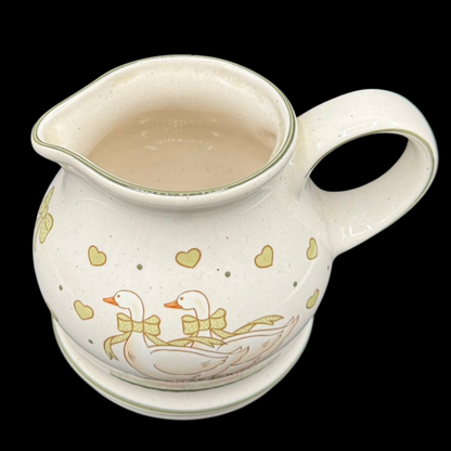 Pfalzkeramik Gänseglück: Krug / Saftkrug / Kanne - ca 11,5 cm hoch