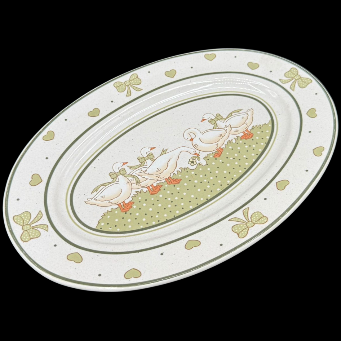 Pfalzkeramik Gänseglück: Fleischplatte / Platte - ca 29 cm