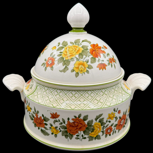 Villeroy & Boch Summerday: Terrine / Suppenterrine / Schüssel mit Deckel - mittel