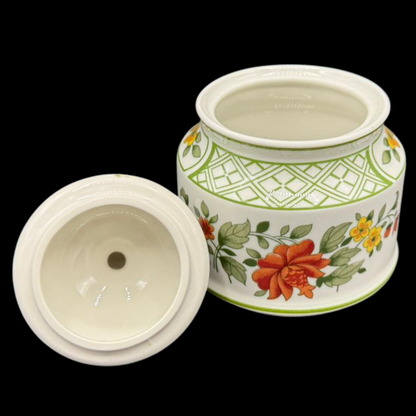 Villeroy & Boch Summerday: Marmeladedose / Zuckerdose mit Deckel