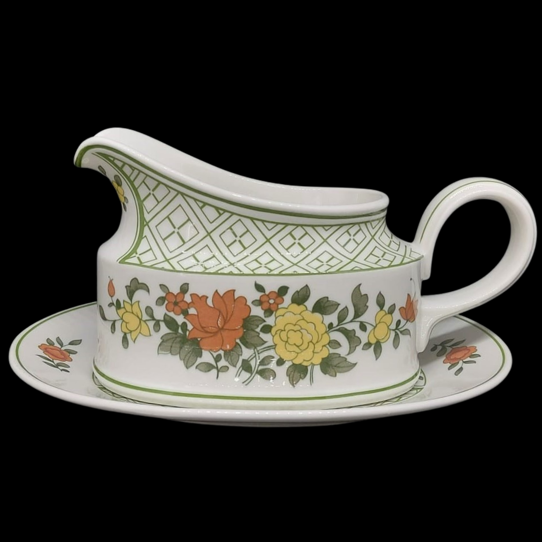 Villeroy & Boch Summerday: Sauciere mit kleiner Platte (zweiteilig)