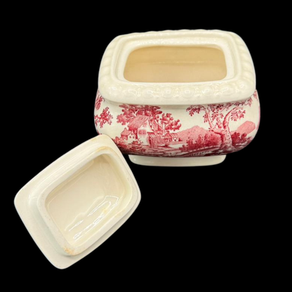 Villeroy & Boch Rusticana rot: Zuckerdose mit Deckel