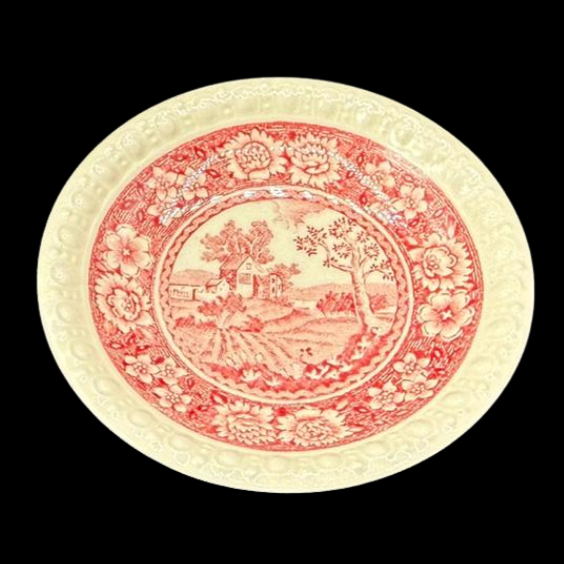 Villeroy & Boch Rusticana rot: Teebeutelablage / kleines Tellerchen / Zuckerschale