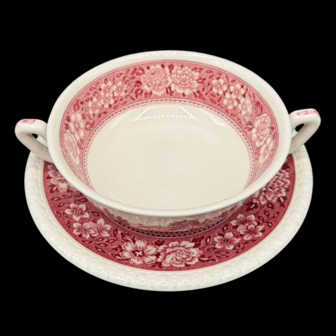 Villeroy & Boch Rusticana rot: Suppentasse mit Unterteller